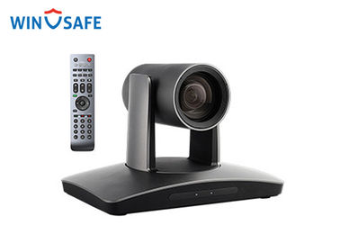 Black USB3.0 Room Tracker Pan / Tilt / Zoom HD Video Camera For Meeting Room / Church / Live Streaming