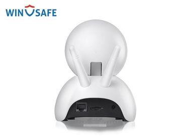 Small Size Baby Care P2P Wireless IP Camera , 1080P White & Black Pan Tilt IP Camera