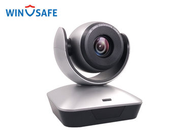 Grey Small Full HD USB Video Conference Camera With Optical Zoom 0.1Lux